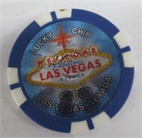 Las Vegas $1000 lucky chip.