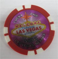 Las Vegas $5000 lucky chip.