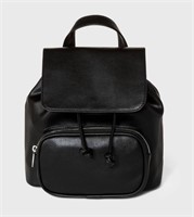 Mini Flap Backpack - Wild Fable Black