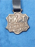 MK & T Athletics Assn. Watch fob, Welcome Parsons
