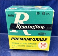 Remington 12ga premium grade empty box