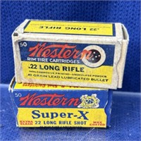 2 - Western & Western Super x 22 LR ammo