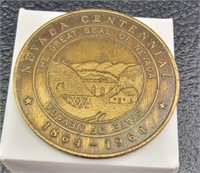 Nevada Centennial medallion