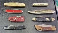 8 assorted Vintage Pocket knives