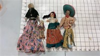 Vintage Native handmade dolls