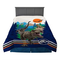 Jurassic "Blue Point of View" Twin/Full Comforter