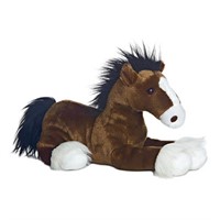 Horse Plush Clydesdale