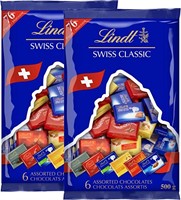 *Lindt Assorted Mini Chocolates 2x 500g Bags