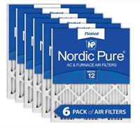 NEW-Nordic Pure 14x24x1 MERV 12 Pleated Air Filter