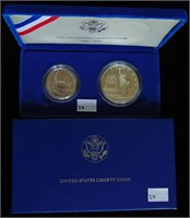 1986-S Proof Liberty Set (Dollar is .900 Silver).