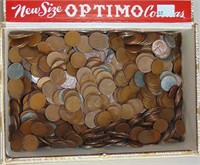 Approx. 1315 Wheat Cents (many early ones).