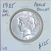 1935 Peace Dollar UNC.