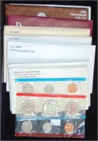8 U.S. Mint Sets: 1969, 73, 78, 79, 81, 84, 85, 87