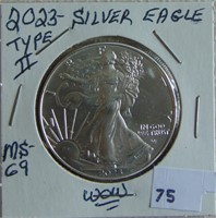 2023 Silver Eagle MS69.