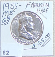 1955 "Bugs Bunny" Franklin Half Dollar.