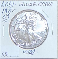 2021 Silver Eagle MS69.