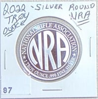 2022 NRA Silver Eagle Troy Ounce.
