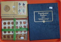 Variety: Lincoln Cents. 3 Bicentennial Sets. Dolla