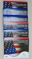 6 U.S. Mint Sets 2 2015, 2 2016, 2 2017. $30.46 fa