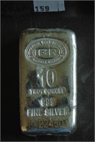 10 Oz. Silver Bar IGR .999