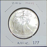 2006 Silver Eagle MS69. Nice!