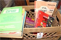 SELECTION OF AUTO REPAIR BOOKS