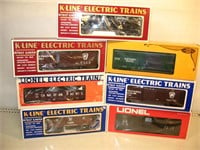 O Lionel & K-Line Lot of 7 Freight Cars OB