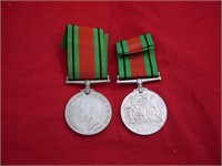 WW2 DEFENCE MEDALS