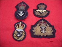 1953/68 RCAF/RCN HEAVY BULLION CAP BADGES