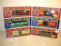 O K-Line Lot of 6 Freight Cars OB
