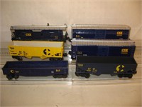O Lionel Freight Cars Some Repainted