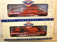 O Lionel Flat Cars with Construction Equip