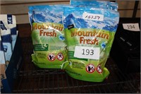 3-48ct mountain fresh detergent pods