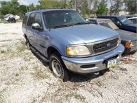1997 BLUE FORD EXPEDITION LL   NO KEY