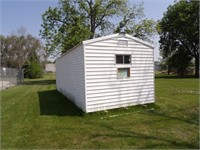 PORTABLE SHED ON SKIDS 101/2 X 24   12/2003