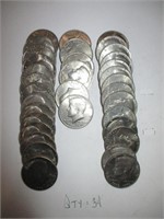 (34) Bicentennial Kennedy 1/2 Dollars