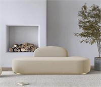 *Acanva Modern Living Room Curved Sofa