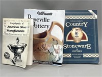 Lot: 3 Collector Books-Silver, Pottery, Stoneware