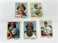 1978 topps baseball cards. Schmidt. Griffey.