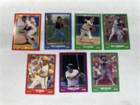 6-1988 and 1 1990 score baseball cards