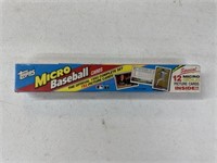 Topps 1992 micro baseball cards still in plastic