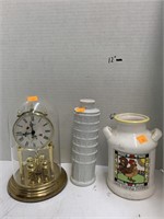 Clock, Cheese Shaker, Rooster Vase