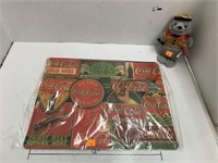 Coca Cola Place Mat and Seal