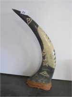 Hand Carved horn / tusk