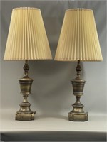 Lot of 2 Matching Electric Lamps