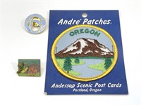 Lot: 1 Patch and 2 Collectable Pins:Oregon/Yosmite