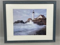 Framed Poster of Lighthouse