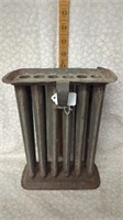 Vintage Antique Metal 1800s Rustic 12 Tube Candle