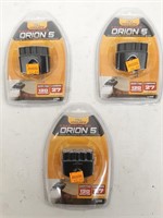 (3Pcs.) Flashlight, Orion 5 Hat Clip