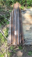 Approx 40 Pieces Square Hollow 1/2" Rod